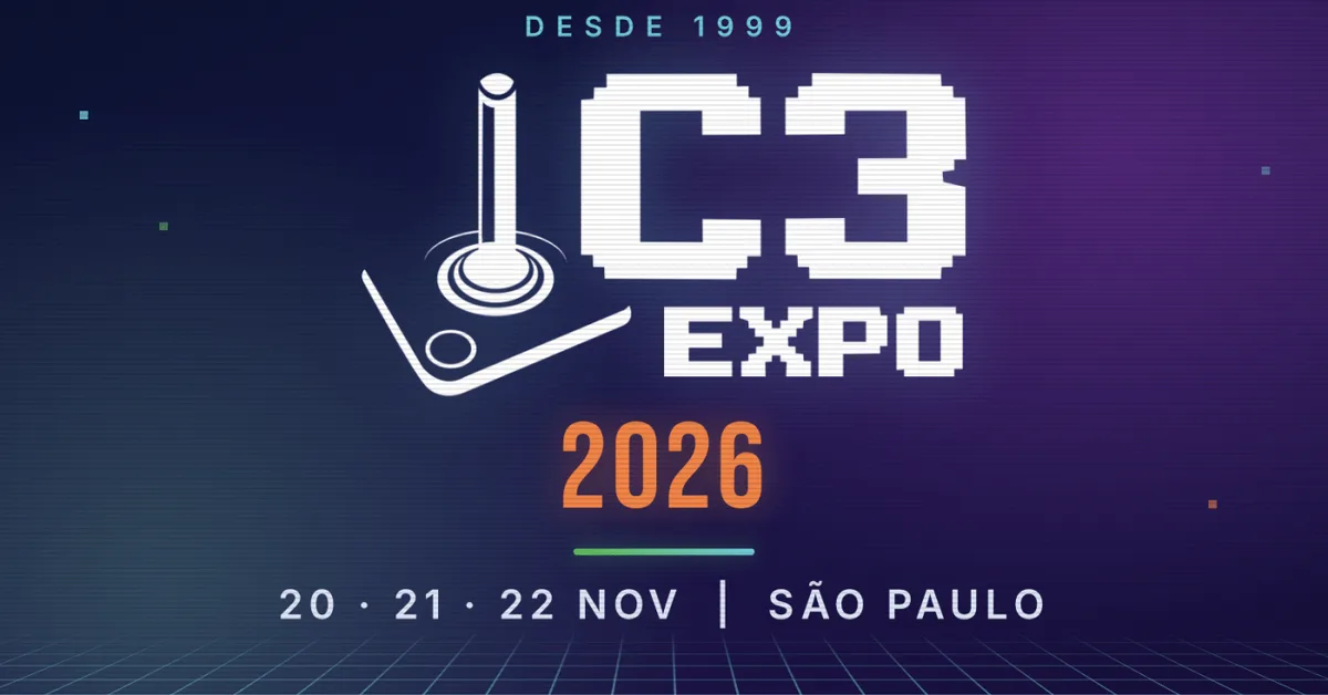 C3 Expo 2026, desde 1999, 20 a 22 de novembro em São Paulo